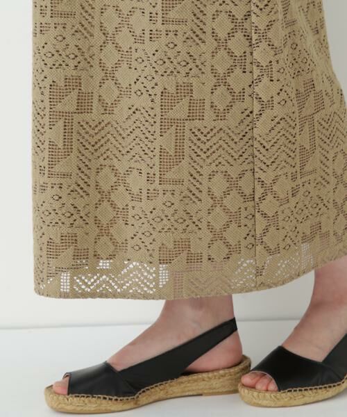 human woman / ヒューマンウーマン スカート | ◆ジオメトリックレーススカート | 詳細17