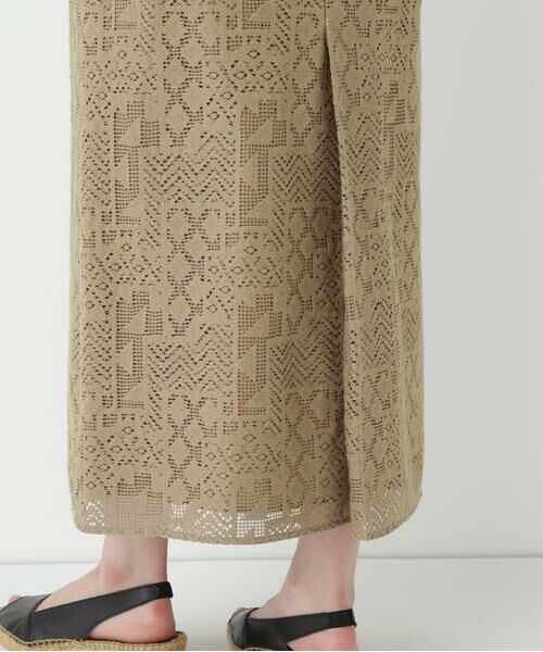 human woman / ヒューマンウーマン スカート | ◆ジオメトリックレーススカート | 詳細18