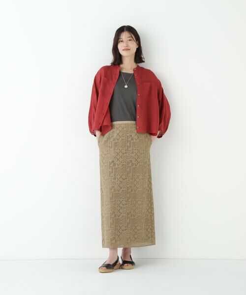 human woman / ヒューマンウーマン スカート | ◆ジオメトリックレーススカート | 詳細9