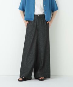 human woman / ヒューマンウーマン パンツ | ◆ライトオンスデニムツイストバギーパンツ