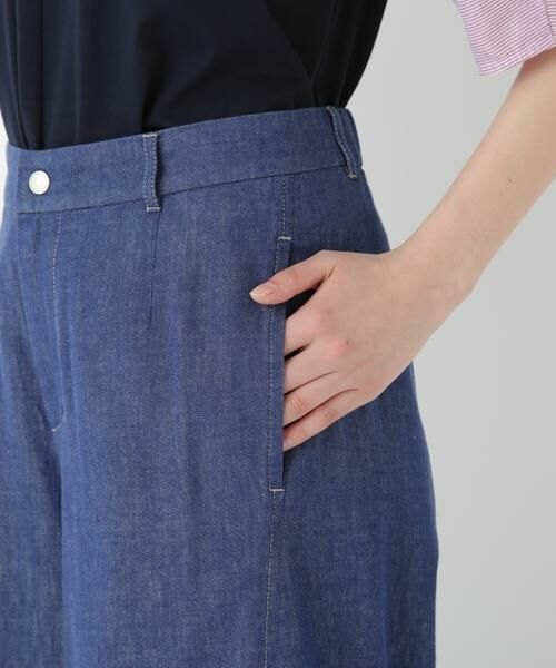 human woman / ヒューマンウーマン パンツ | ◆ライトオンスデニムツイストバギーパンツ | 詳細10