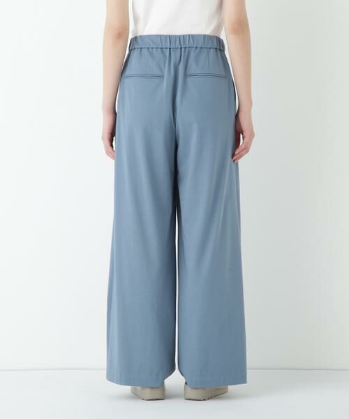 human woman / ヒューマンウーマン パンツ | ◆プレーティング天竺タックセミワイドパンツ | 詳細5