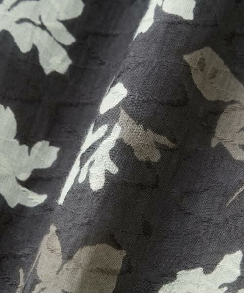 human woman / ヒューマンウーマン パンツ | ◆インドドビーリーフプリントイージーセミワイドパンツ | 詳細19