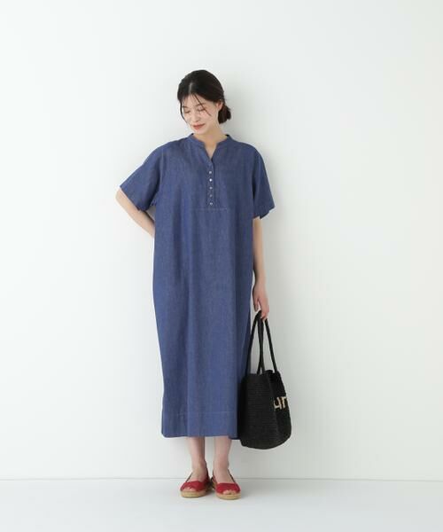 human woman / ヒューマンウーマン ワンピース | ◆ライトオンスデニムワンピース | 詳細3