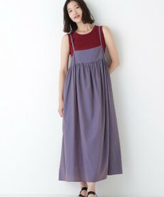 human woman / ヒューマンウーマン ワンピース | ◆ストライプローンキャミソールワンピース