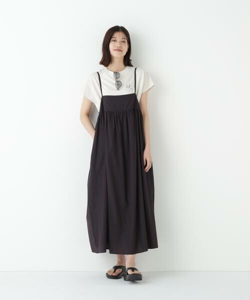 human woman / ヒューマンウーマン ワンピース | ◆ストライプローンキャミソールワンピース | 詳細7