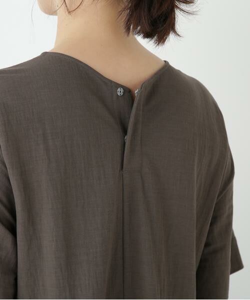 human woman / ヒューマンウーマン ワンピース | ◆ＲＮスムースギャザーＡラインワンピース | 詳細18