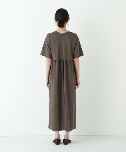 human woman / ヒューマンウーマン ワンピース | ◆ＲＮスムースギャザーＡラインワンピース | 詳細13