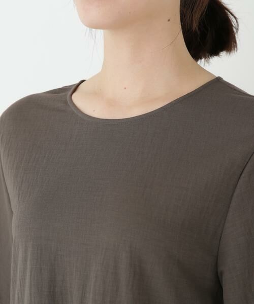 human woman / ヒューマンウーマン ワンピース | ◆ＲＮスムースギャザーＡラインワンピース | 詳細14