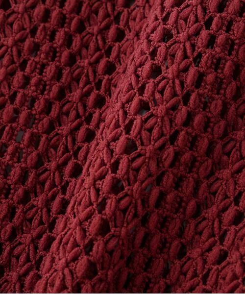 human woman / ヒューマンウーマン カットソー | ◆クロッシェレース半袖シャツ | 詳細14