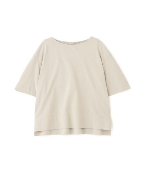 human woman / ヒューマンウーマン カットソー | ◆プレーティング天竺タックスリーブボートネックプルオーバー | 詳細6