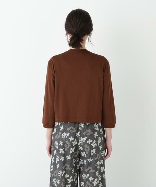 human woman / ヒューマンウーマン カットソー | ◆クルーネックフライスカットソーカーディガン | 詳細11