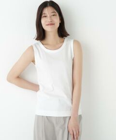 human woman / ヒューマンウーマン カットソー | ◆オーガニックコットンタンクトップ