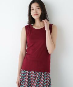 human woman / ヒューマンウーマン カットソー | ◆オーガニックコットンタンクトップ