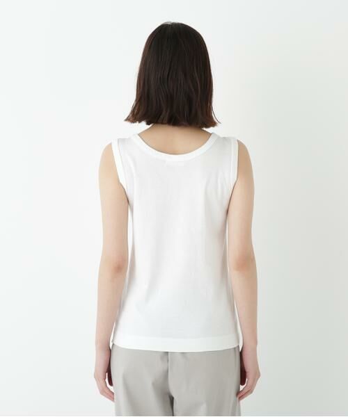 human woman / ヒューマンウーマン カットソー | ◆オーガニックコットンタンクトップ | 詳細4