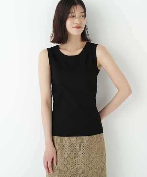 human woman / ヒューマンウーマン カットソー | ◆オーガニックコットンタンクトップ | 詳細11