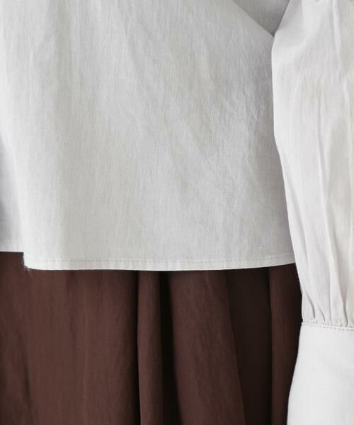 human woman / ヒューマンウーマン シャツ・ブラウス | ◆インドコットンボイルアップリケブラウス | 詳細9