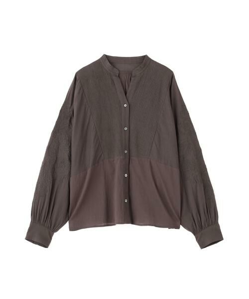 human woman / ヒューマンウーマン シャツ・ブラウス | ◆インドコットンボイルアップリケブラウス | 詳細12