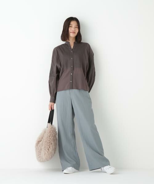human woman / ヒューマンウーマン シャツ・ブラウス | ◆インドコットンボイルアップリケブラウス | 詳細14