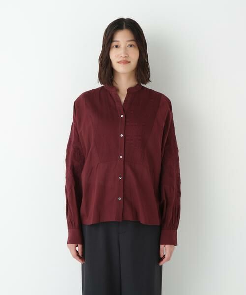 human woman / ヒューマンウーマン シャツ・ブラウス | ◆インドコットンボイルアップリケブラウス | 詳細20