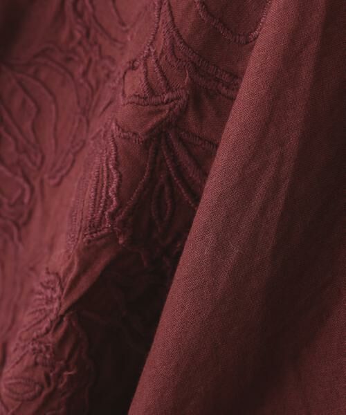 human woman / ヒューマンウーマン シャツ・ブラウス | ◆インドコットンボイルアップリケブラウス | 詳細22