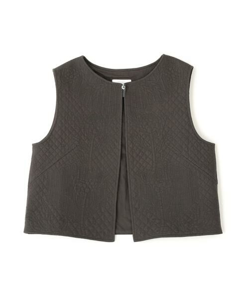 human woman / ヒューマンウーマン シャツ・ブラウス | ◆インドコットンボイルキルティングジレ | 詳細11