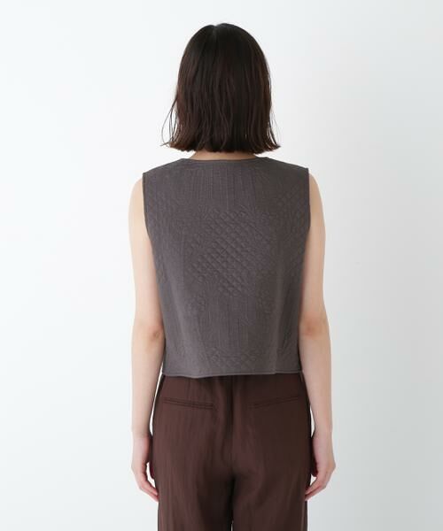 human woman / ヒューマンウーマン シャツ・ブラウス | ◆インドコットンボイルキルティングジレ | 詳細14