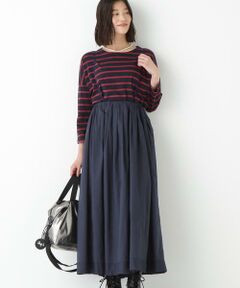 human woman / ヒューマンウーマン スカート | ◆コットンローンギャザースカート