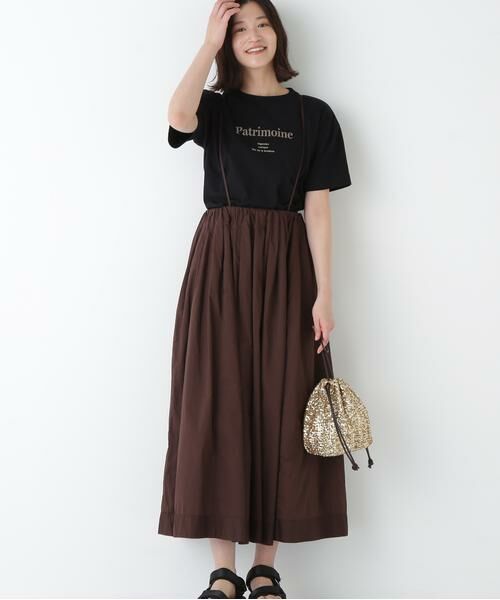 human woman / ヒューマンウーマン スカート | ◆コットンローンギャザースカート | 詳細9