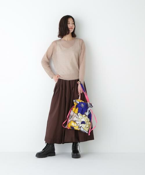 human woman / ヒューマンウーマン スカート | ◆コットンローンギャザースカート | 詳細11