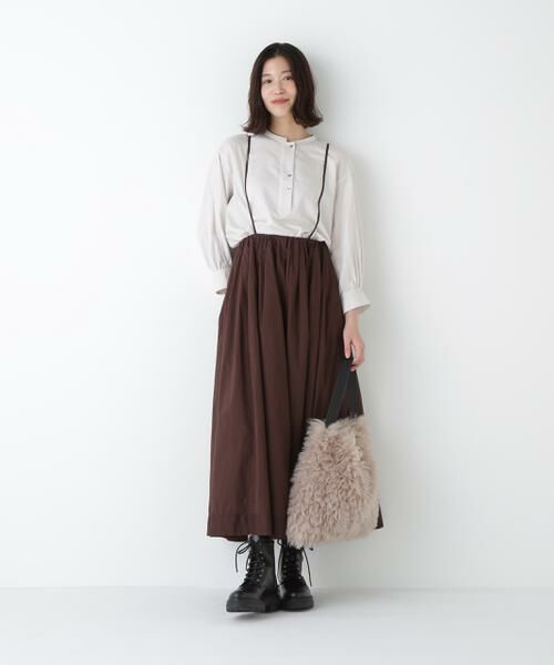 human woman / ヒューマンウーマン スカート | ◆コットンローンギャザースカート | 詳細12