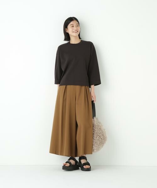 human woman / ヒューマンウーマン パンツ | ◆コットンガスボイルバラシャタックスカーチョ | 詳細2