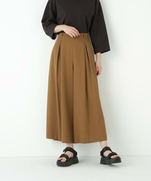 human woman/ヒューマンウーマン ◆コットンガスボイルバラシャタックスカーチョ キャメル1 S human woman/ヒューマンウーマン ◆コットンガスボイルバラシャタックスカーチョ キャメル1 S