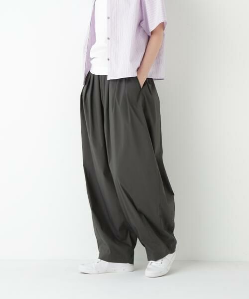 human woman / ヒューマンウーマン パンツ | ◆タイプライターパンツ(チャコール1)