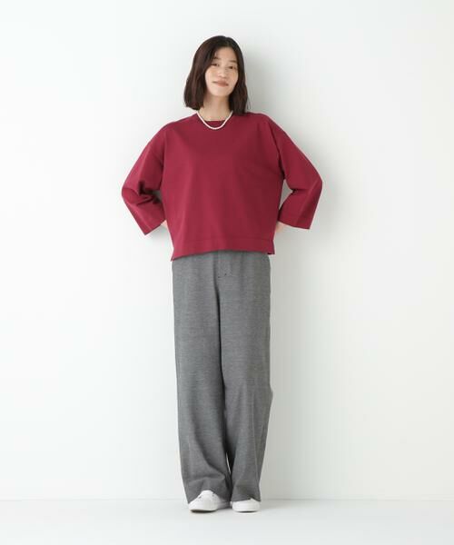 human woman / ヒューマンウーマン パンツ | ◆シェルタリングドライオックスセミワイドパンツ | 詳細4