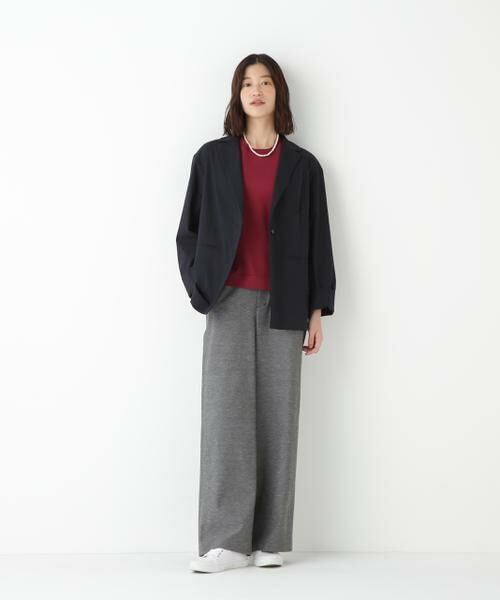 human woman / ヒューマンウーマン パンツ | ◆シェルタリングドライオックスセミワイドパンツ | 詳細5