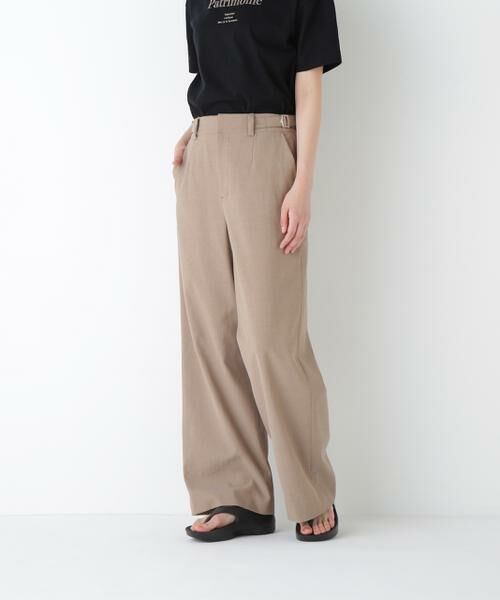 human woman / ヒューマンウーマン パンツ | ◆シェルタリングドライオックスセミワイドパンツ | 詳細17