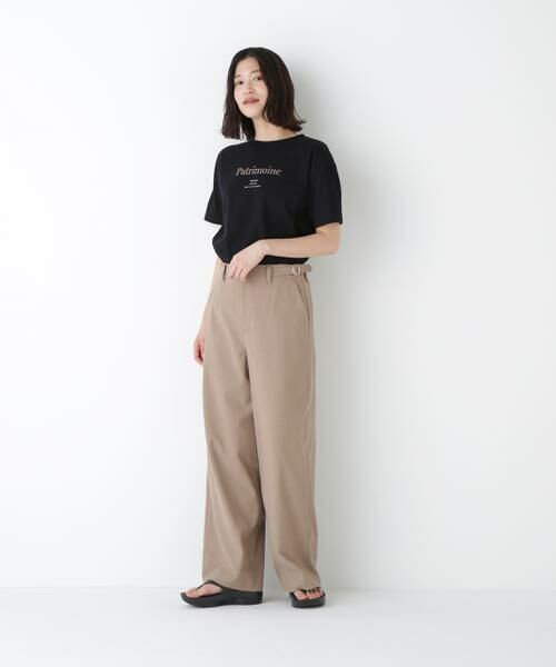 human woman / ヒューマンウーマン パンツ | ◆シェルタリングドライオックスセミワイドパンツ | 詳細18