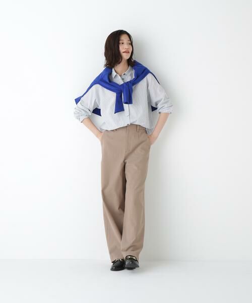 human woman / ヒューマンウーマン パンツ | ◆シェルタリングドライオックスセミワイドパンツ | 詳細20