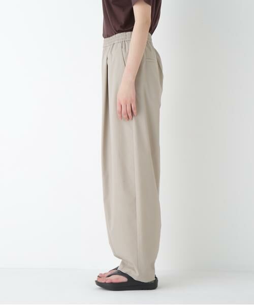 human woman / ヒューマンウーマン パンツ | ◆TR×TCポプリンストレッチイージーカーブパンツ | 詳細5