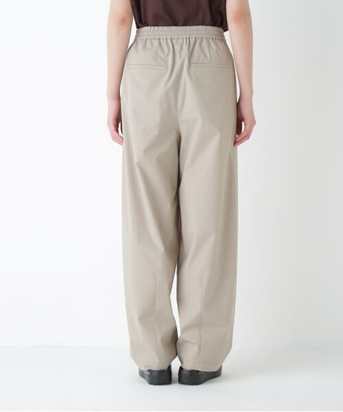 human woman / ヒューマンウーマン パンツ | ◆TR×TCポプリンストレッチイージーカーブパンツ | 詳細6