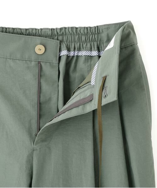 human woman / ヒューマンウーマン パンツ | ◆綿ナイロンタッサータックワイドパンツ | 詳細13