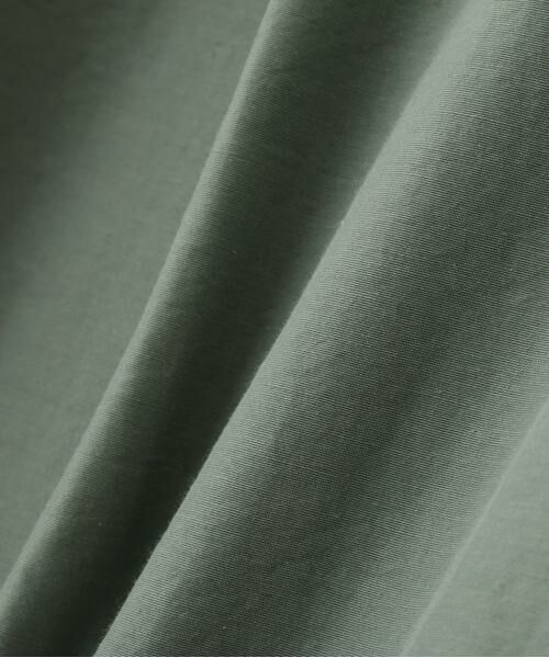 human woman / ヒューマンウーマン パンツ | ◆綿ナイロンタッサータックワイドパンツ | 詳細14