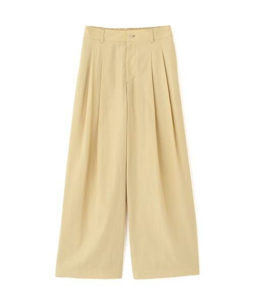 human woman / ヒューマンウーマン パンツ | ◆綿ナイロンタッサータックワイドパンツ | 詳細15