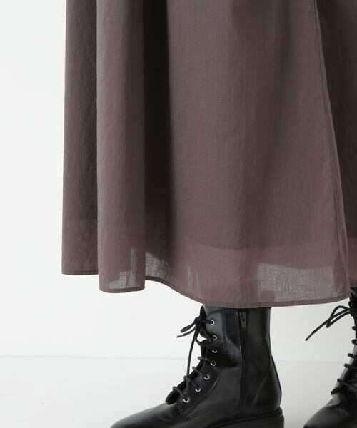 human woman / ヒューマンウーマン ワンピース | ◆インドコットンボイルキルティングドッキングワンピース | 詳細9