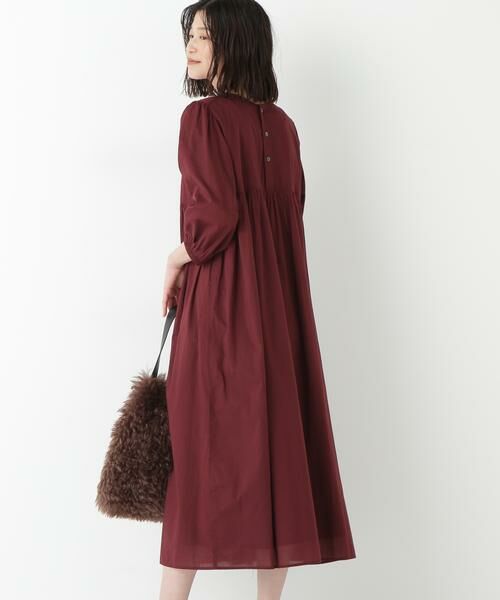 human woman / ヒューマンウーマン ワンピース | ◆インドコットンボイルキルティングドッキングワンピース | 詳細14