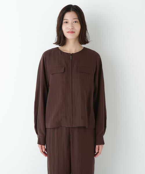 human woman / ヒューマンウーマン ブルゾン | ◆クルーネックショートブルゾン | 詳細15