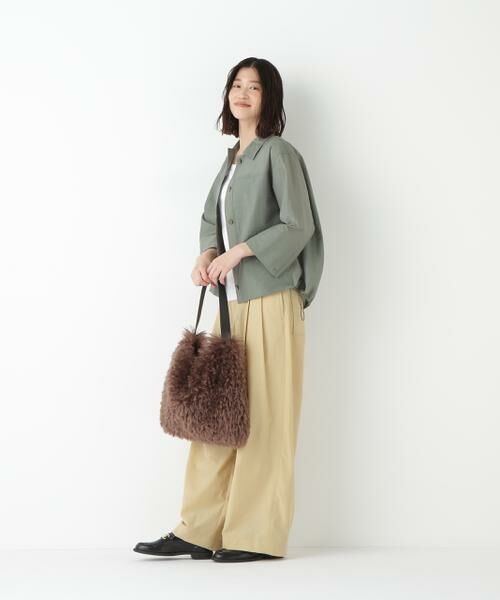 human woman / ヒューマンウーマン ブルゾン | ◆C/Nシアタッサーブルゾン | 詳細2