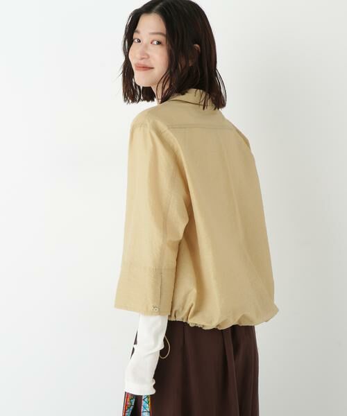 human woman / ヒューマンウーマン ブルゾン | ◆C/Nシアタッサーブルゾン | 詳細7
