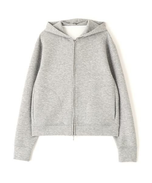 human woman / ヒューマンウーマン カットソー | ◆クッションダンボールジップパーカー | 詳細8